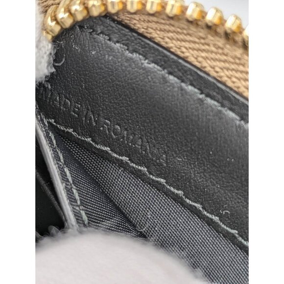 Burberry MN Zip Around Check Canvas Coin Wallet Dark Blue 8084525 - Picture 10 of 12